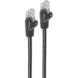 SHVP BS08-35025 - 1 m Patchkabel - Cat.7-Rohkabel schwarz