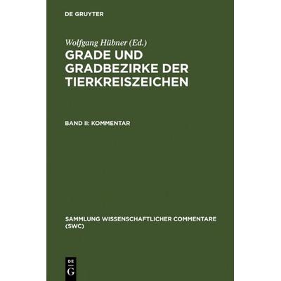 Kommentar, Gebundene Ausgabe von Wolfgang Hübner, De Gruyter, 978-3-598-74287-3