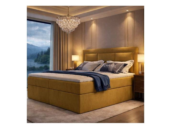 Best for Home Boxspringbett Vivre Boxspring bett–Bett mit Stauraum, Topper & Matratze (Set, 4-St., 140x200 160x200 180x200 cm), Verschiedene Liefermöglichkeiten, TOP Preis-Leistungs-Verhältnis