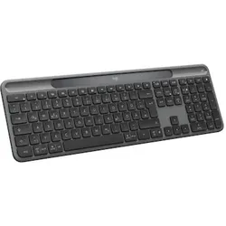 Logitech Signature Slim Solar+ K980 Grafit - Kabellose Tastatur, Bluetooth, Logi LightCharge-Technologie, Smart Actions, Unterstützt Logi Options+