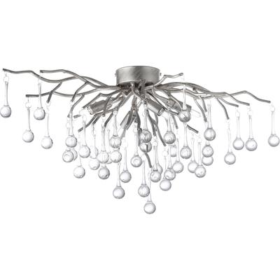 PAUL NEUHAUS Deckenleuchte "ICICLE", grau (stahlfarben), 4, 1 Stk., Leuchten, Deckenleuchte