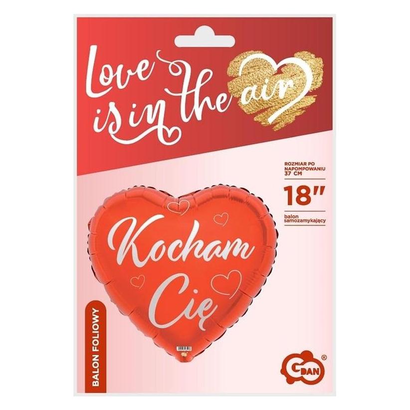 GoDan Folienballon "Ich liebe dich", rotes Herz (42334293)