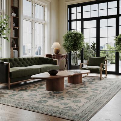 Padma Lakshmi x Rugs USA Padma Lakshmi Botanica Hand-Tufted Botanical Wool-Blend Rug