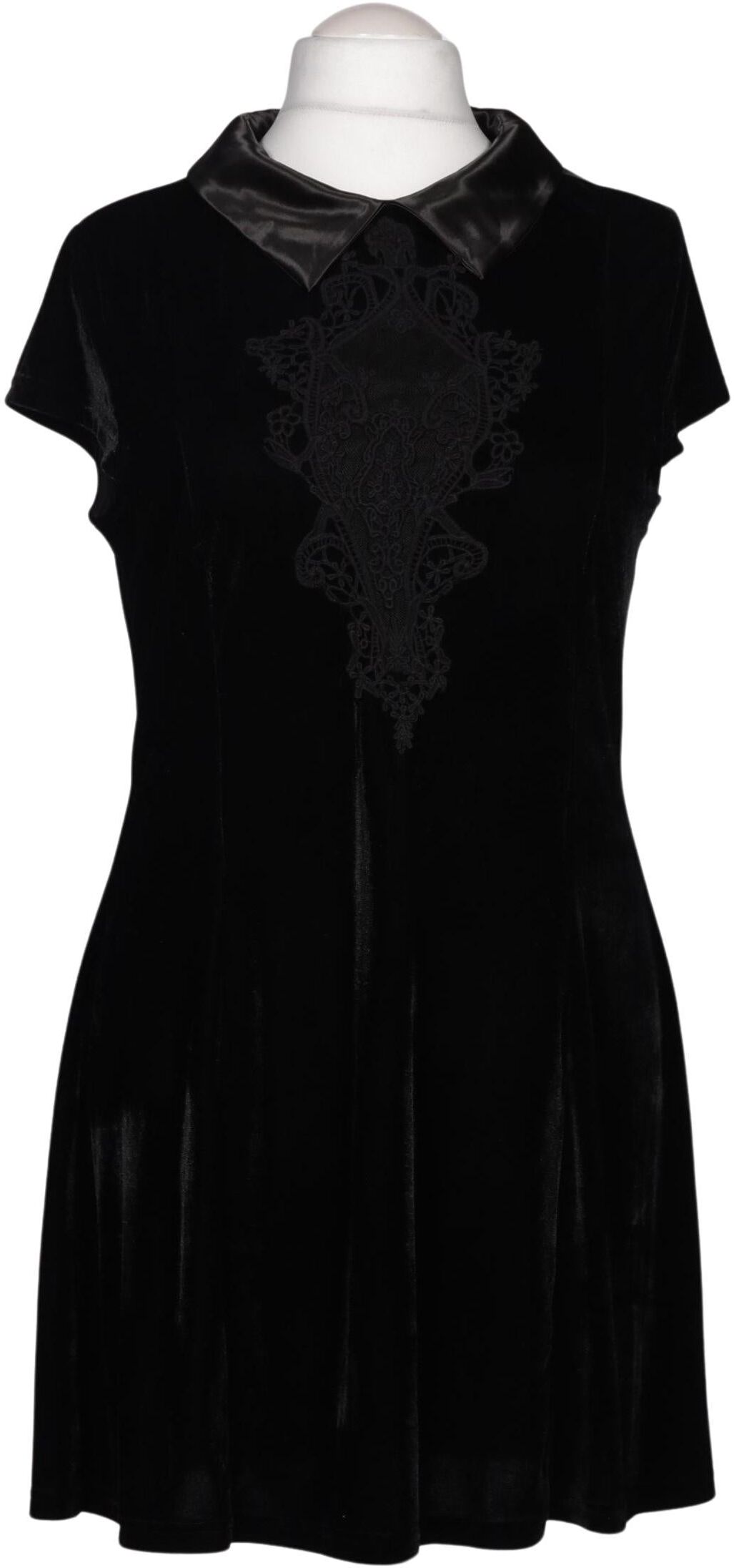 Killstar Damen Kleid, Schwarz, Gr. Xxl, Synthetik / Elasthan - Second Hand