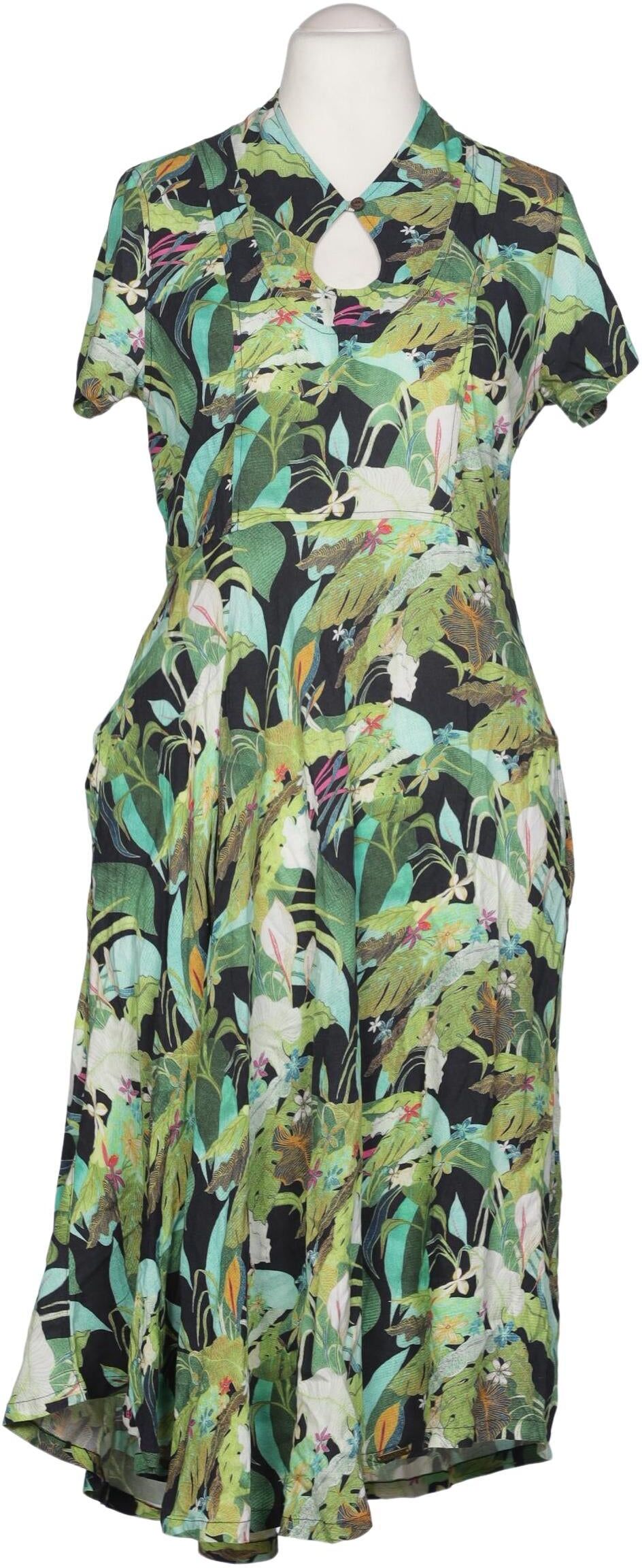 Chapati Berlin Damen Kleid, Mehrfarbig, Gr. L, Viskose - Second Hand