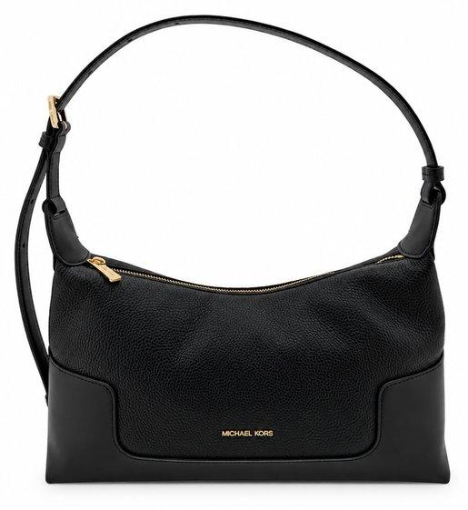 Michael Kors Handtasche, schwarz, Leder, Reißverschluss