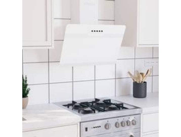 CLOUD Hotte aspirante Cuisine - Hotte murale 60 cm Acier et verre trempé Blanc CHYNEW39491669