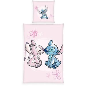 Herding Bettwäsche Disney's Stitch, 4481604050, Renforcé, Kissenbezug 80x80 cm und ein Bettbezug 135x200 cm