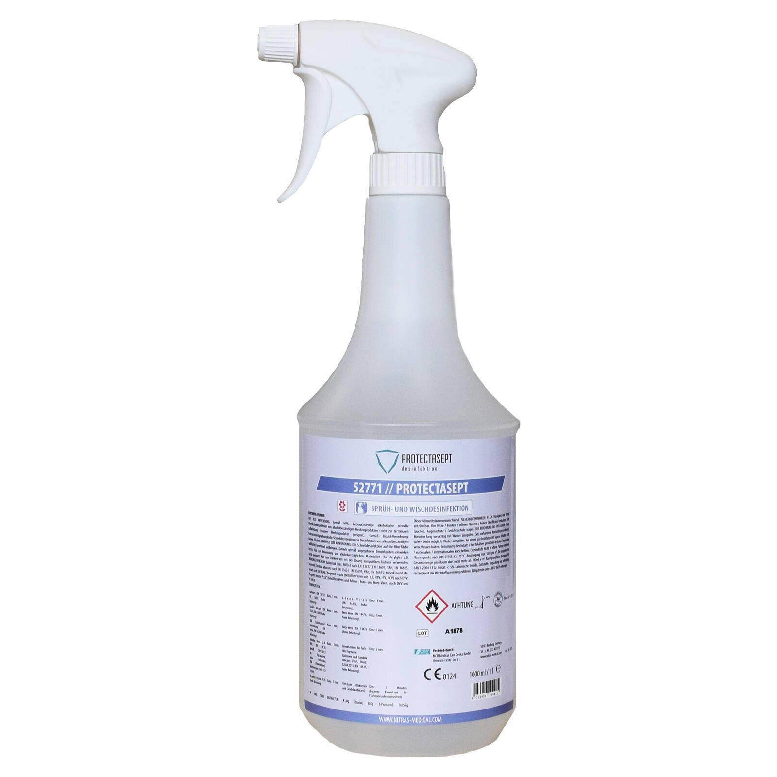NITRAS® MEDICAL PROTECTASEPT Desinfektionsmittel 1,0 l 52771
