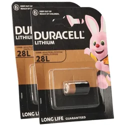 2x Duracell Photobatterie PX28 Lithium 6V 150mAh (2x 1er Blister)