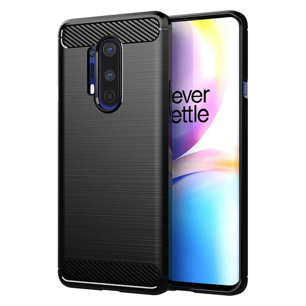 Techsuit - Carbon Silicone - OnePlus 8 Pro - Black (OnePlus 8 Pro) (56336967)