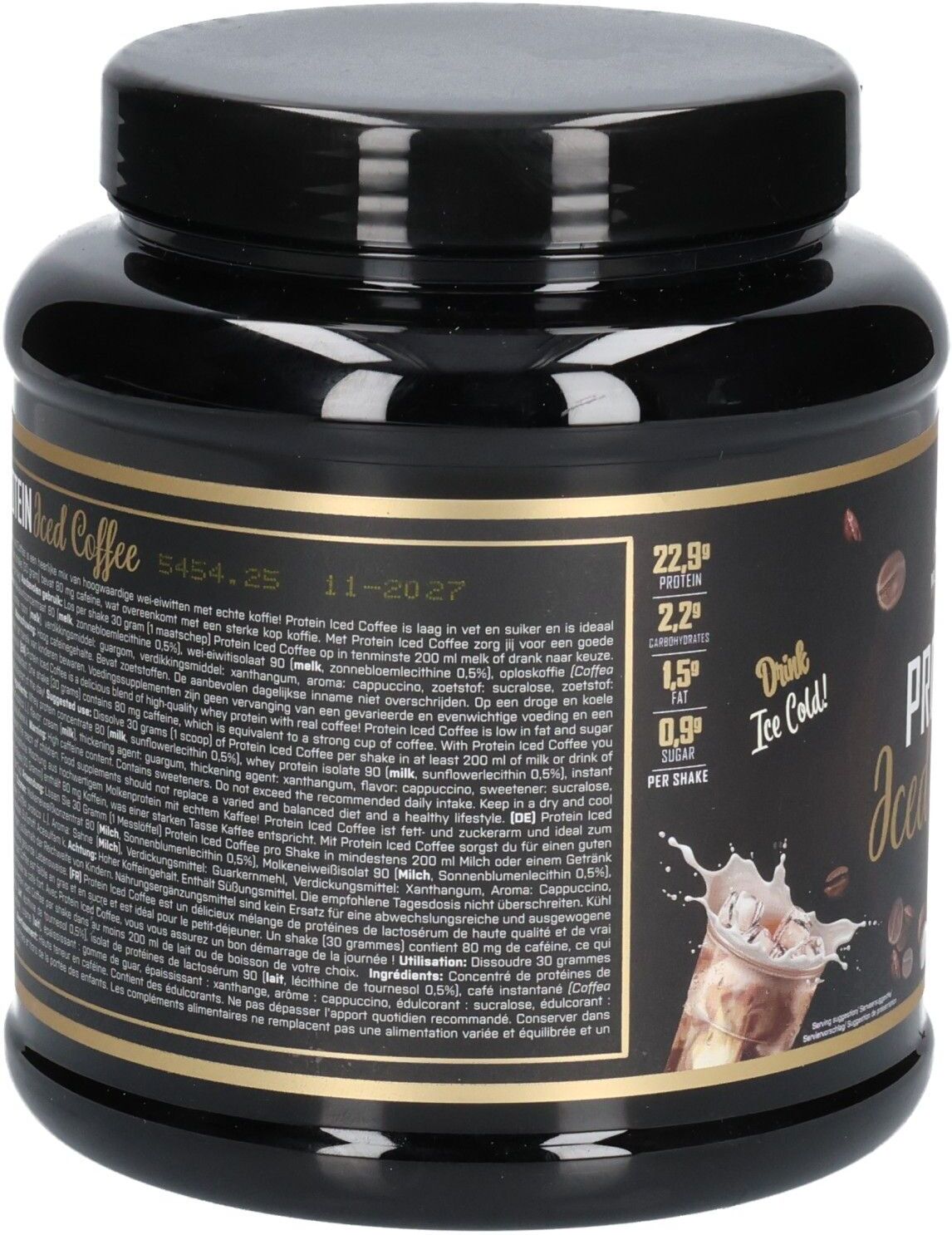 XXL Nutrition Protein Iced Coffee Regular 450g 450 g Puder