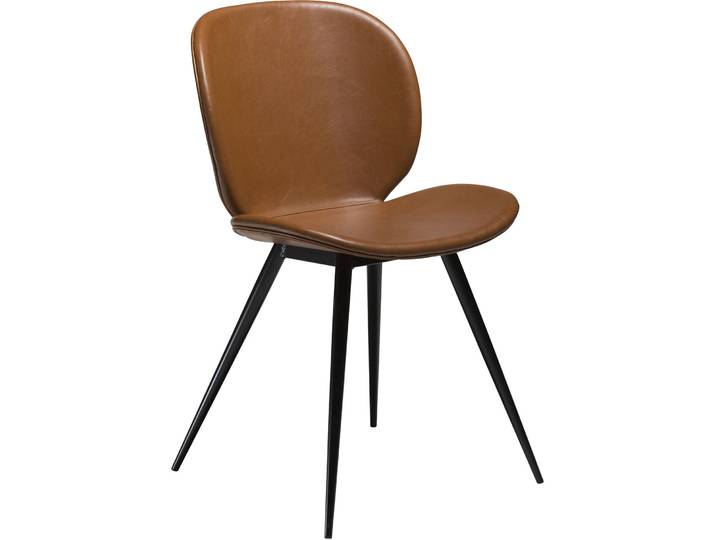 DAN-FORM Stuhl 2er-Set Cloud braun Kunstleder