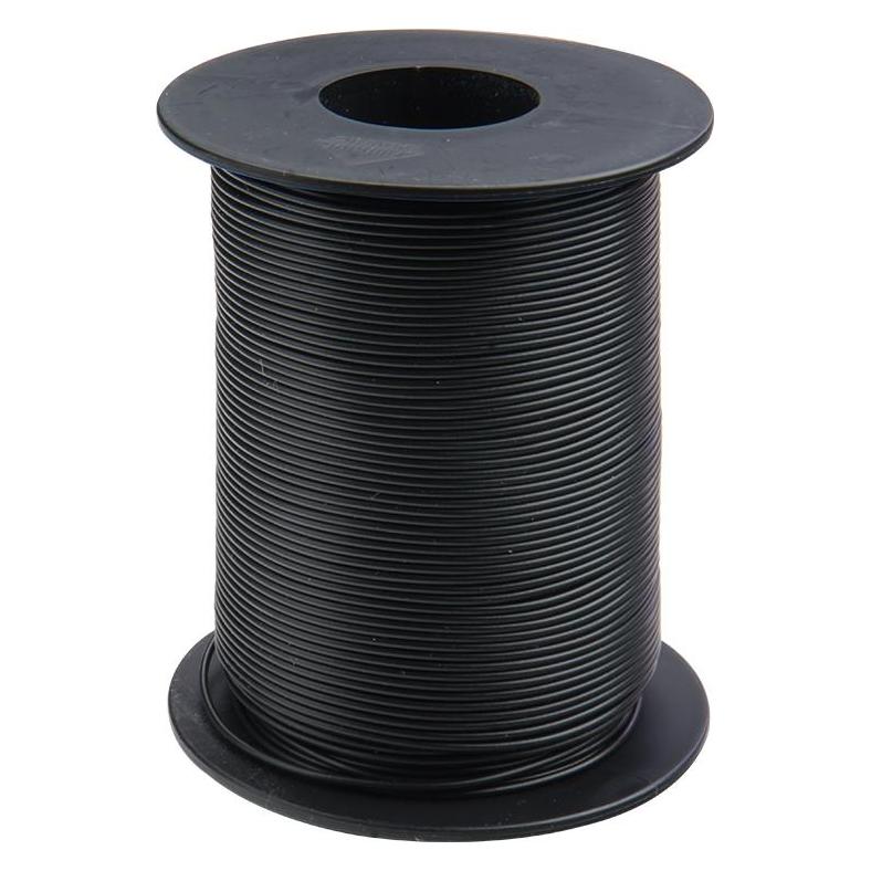 Donau 125-S50-1 Litze 1 x 0.25 mm² Schwarz 50 m (50 m) (125-S50-1)