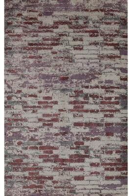 Rug Source Hand-knotted Modern Silk Multi-Colored All-Over/ Abstract Area Rug - 7' 9'' X 5' 4''