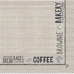 DUNI Dunisoft Serviette 40x40 cm 1/4F.Bakery