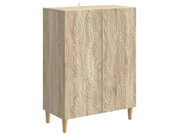 Sideboard Sonoma-Eiche 66 x 34,5 x 90 cm Holzwerkstoff mit Stauraum Stabile Verarbeitung, kratzfeste Oberfläche, schmutzabweisend, vielseitig einsetzbar, pflegeleicht