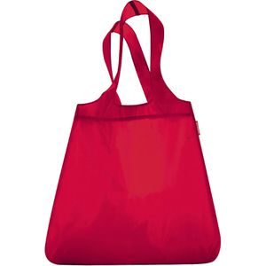 Reisenthel Einkaufstasche Mini Maxi Shopper, red, aus Polyester, in sich verstaubar, mit Henkeln, 42 x 60 cm