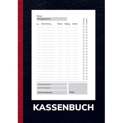 Kassenbuch A4 Schwarz- Einfaches Einnahmen und Ausgaben Buch für Gastronomie, Privathaushalt und Kleingewerbe., Taschenbuch von Linda Müller,