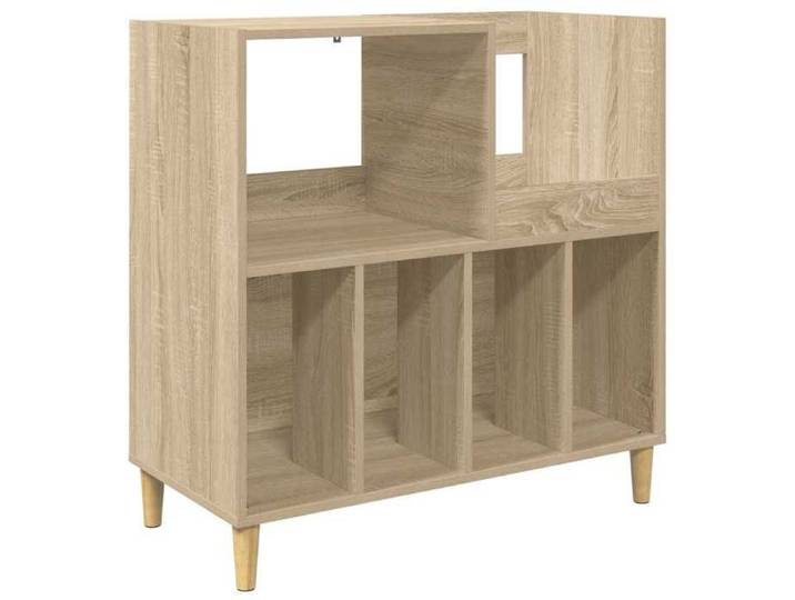 Elégance - Chic Armoire multimédia salon-séjour - Support pour platine - Chêne Sonoma - 82x39 5x82 5cm_0343926