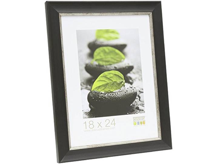 Deknudt Fotolijst, kunsthars, zwart, 15 x 15 cm