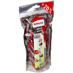 fischer Big Pack - DuoPower 8x40 Universaldübel-Sortiment 8 x 40 mm, 120 Stück