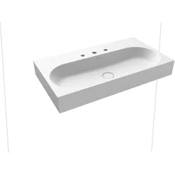 Kaldewei CENTRO Wandwaschtisch, alpinweiß matt, 900x500 mm, 120 mm Randhöhe, ohne Überlauf