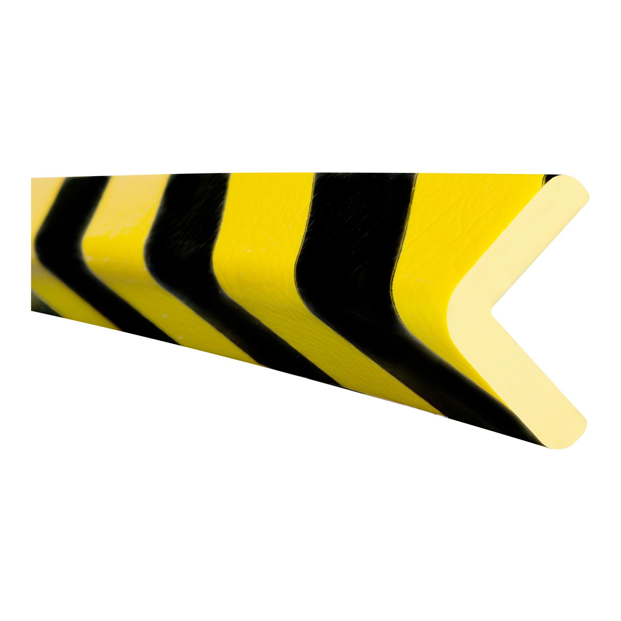 Moravia MORION Prallschutz Winkel Kantenschutz, schwarz/gelb, 47/47 mm x 5000 mm, 422.22.011)