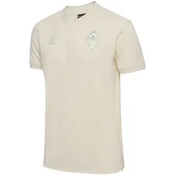 hummel SV Werder Bremen Travel Poloshirt 2024/25 9388 - marshmallow wo sponsor L