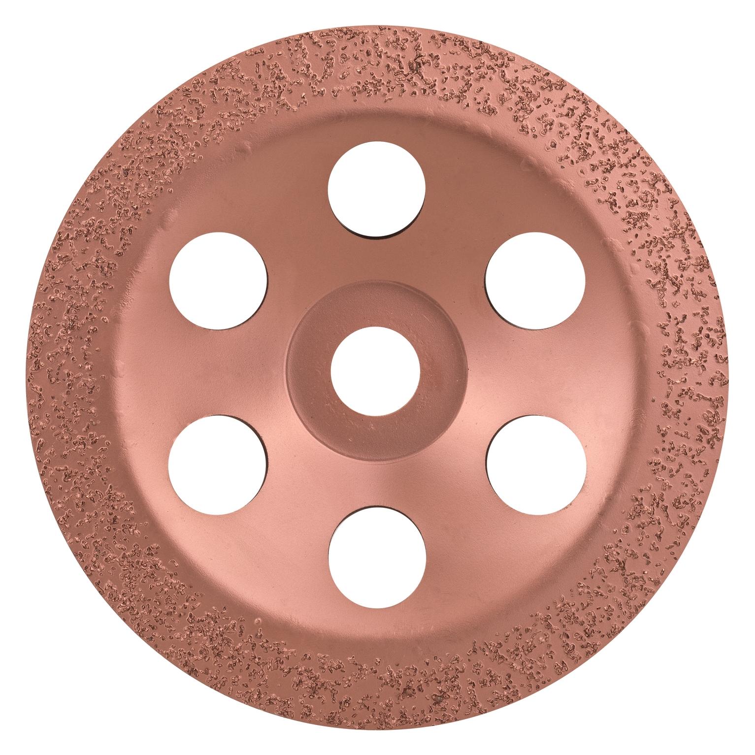 Bosch Professional Zubehör Carbide-Schleifköpfe, 180 mm, Feinheitsgrad fein, Scheibenform flach (2608600362)