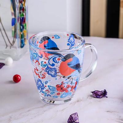 STP Goods Bullfinches 11.8 fl oz Glass Mug Set of 4