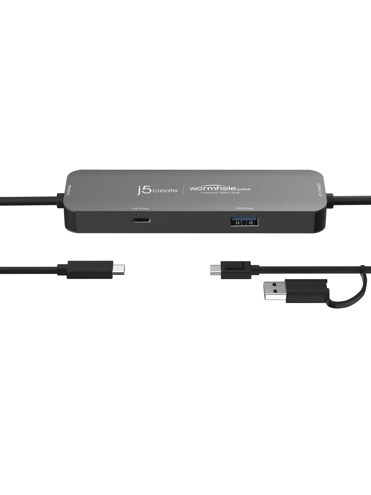 j5create Wormhole Switch CrossLink USB-C HUB
