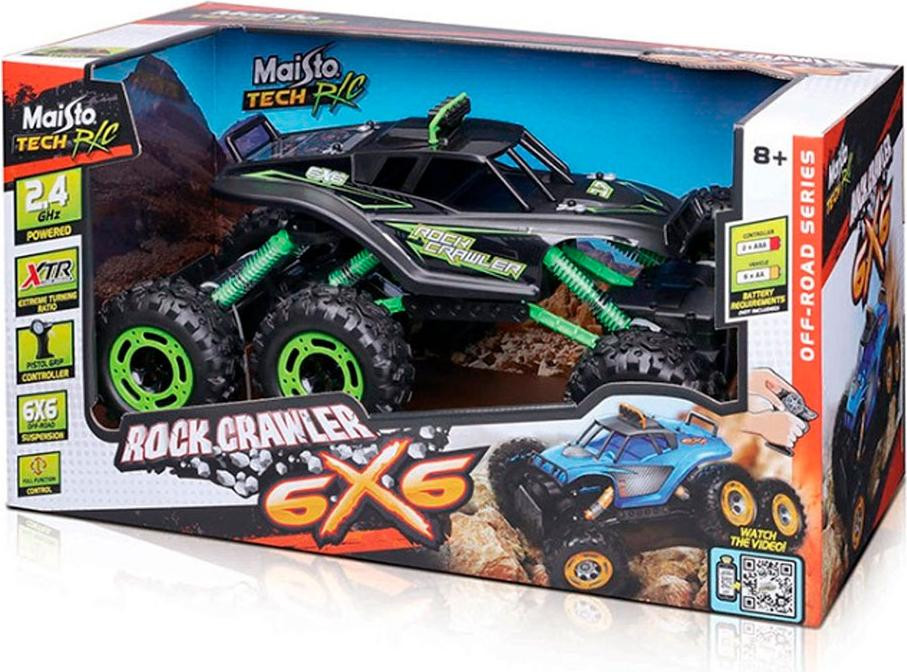 Maisto Tech RC Rotskruiper 6x6 met 2,4 GHz besturing
