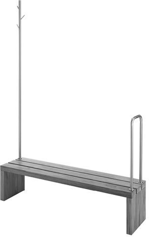 Duravit Bank Blue Moon  790871000000000 Einstiegshilfe mit Kleiderbaum und Haltegriff