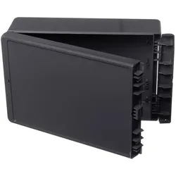 Bopla BOCUBE IP67 enclosure, ABS, RAL 7024 (Gehäuse), Elektronikzubehör + Gehäuse, Grau