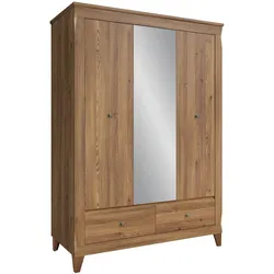 KLEIDERSCHRANK 3 Türen Raya Holz
