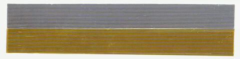 Verzierwachsstreifen, gold und silber, 20 cm, 36 Stück