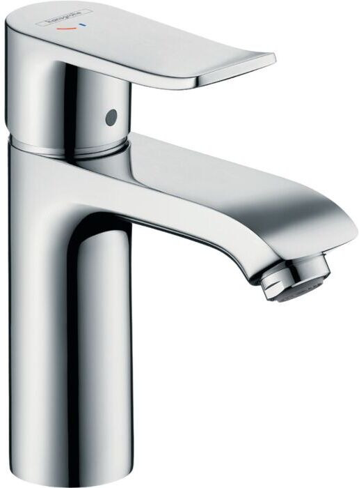 Hansgrohe Metris 110 Waschtischarmatur 31121000 chrom, mit Kaltwasser in Mittelposition