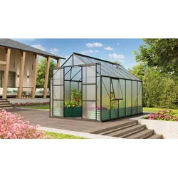 Vitavia Gewächshaus "Jupiter 9900",schwarz,9,9 m2