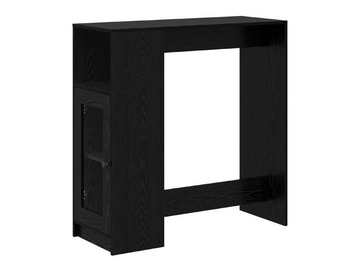 vidaXL Esstisch Bartisch 101 x 40 x 103,5 cm Holzwerkstoff Schwarz Eichen-Optik (1-St)