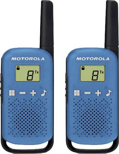 Motorola Solutions TALKABOUT T42 blau PMR-Handfunkgerät 2er Set