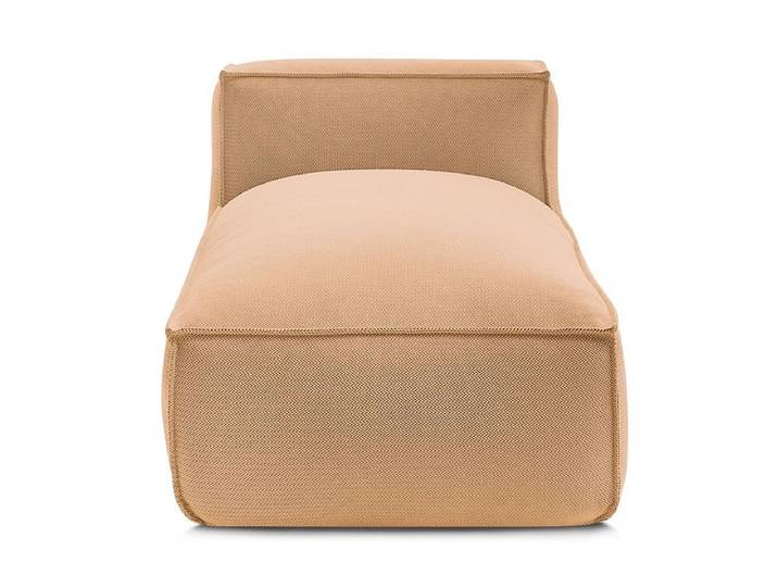Gartenottoman BOBOCHIC BIARRITZ Stoff chiniert orange
