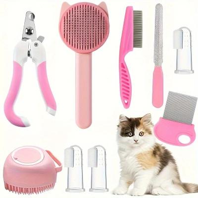 Uplifted Goods Complete Grooming Kit For Cats And Small Dogs 8pcs Set