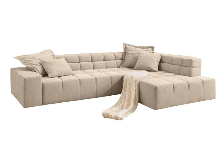 Lascondo Ecksofa Oakland Feincord Sand