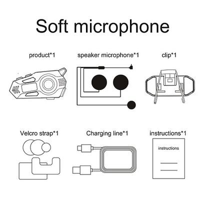 K09 Helm-Bluetooth-Headset mit intelligenter Multi-Geräte-Konnektivität, Echtzeit-Walkie-Talkie, FM-Radio, Geräuschunterdrückung, wasserdichtes Fahrrad-Headset