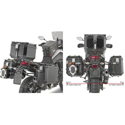 Givi, Motorradgepäck, Seitenträger PLO CAM