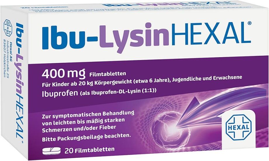 Ibu-Lysin HEXAL Ibu-LysinHEXAL® 400 mg Filmtabletten