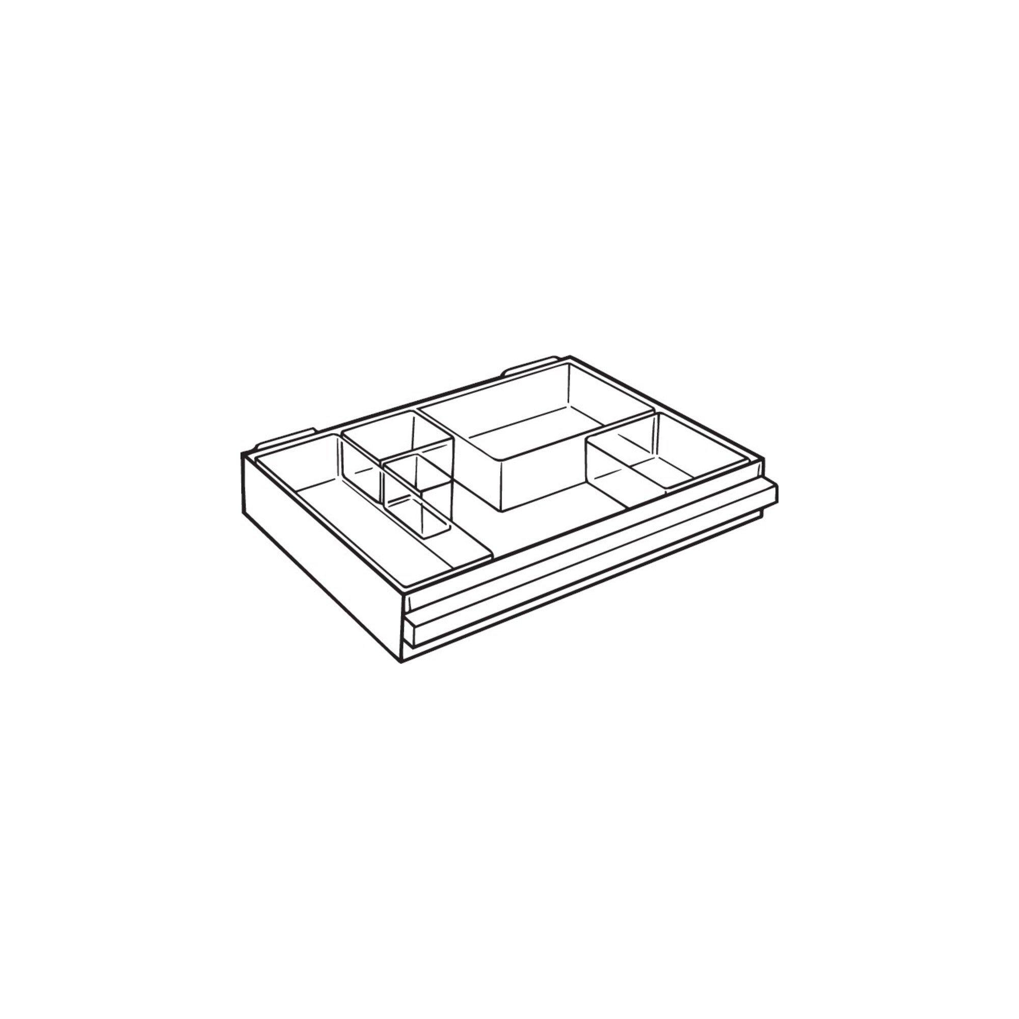 RAACO Schublade transparent, Schubladentyp: 250-3 (103114)
