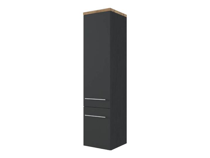 Meuble midi I 30 x 130 x 35cm Gris/Anthracite