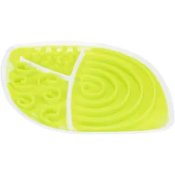 3x Trixie Lick'n'Snack Platte, 28 × 21 cm, Gelb (Beschäftigungsspielzeug Hund), Hundespielzeug